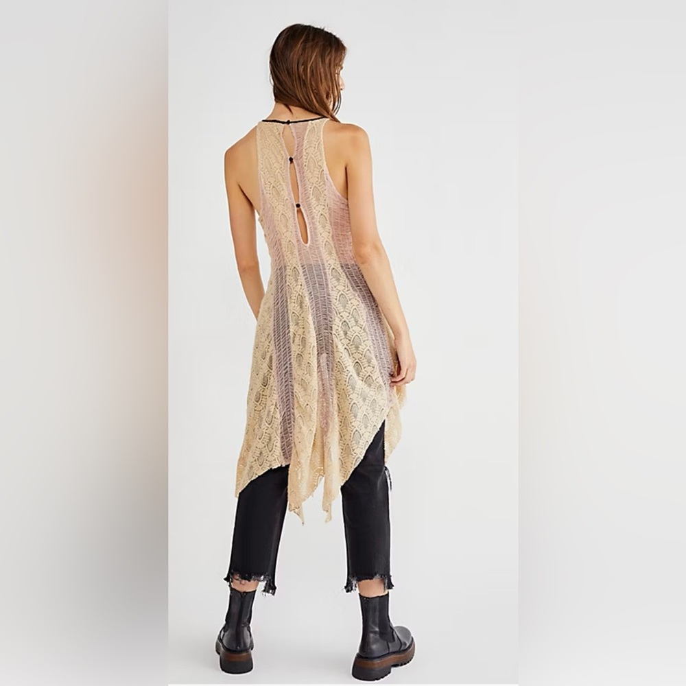 Free People Alana Lace Maxi Top - Picture 2 of 7